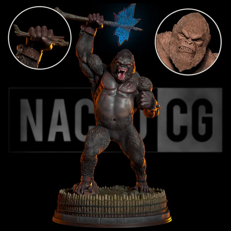 Kong Unchained Statue — Original Character 3D model