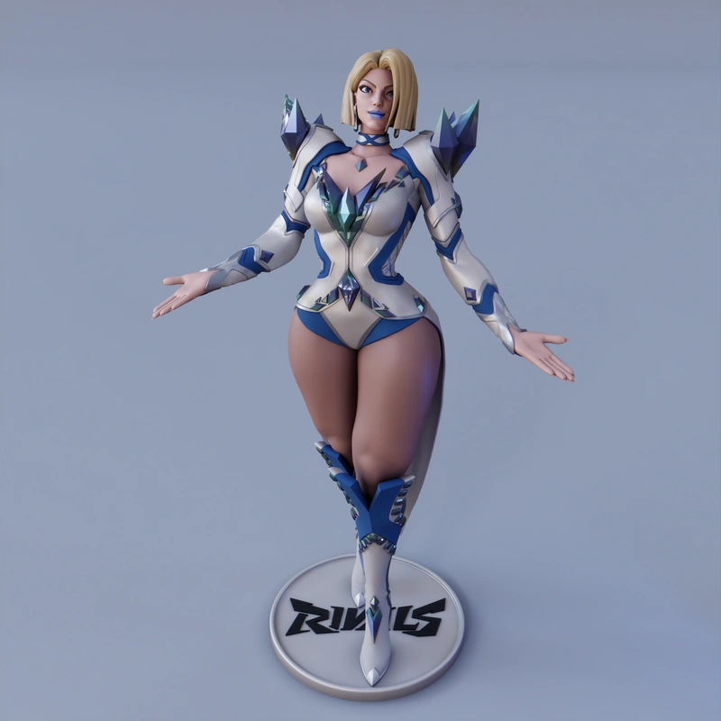 Emma Frost — Marvel Rivals 3D model