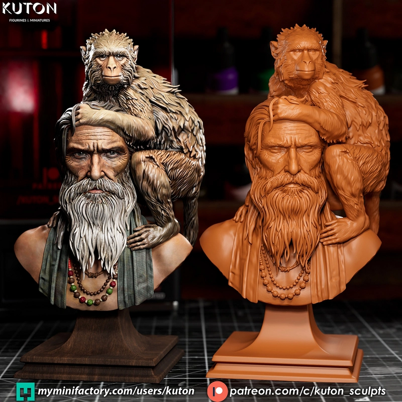 Girish & Bandar — Original Characters 3D model