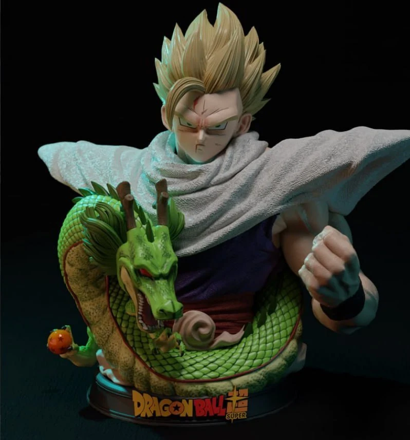 Gohan Bust — Dragon Ball 3D model