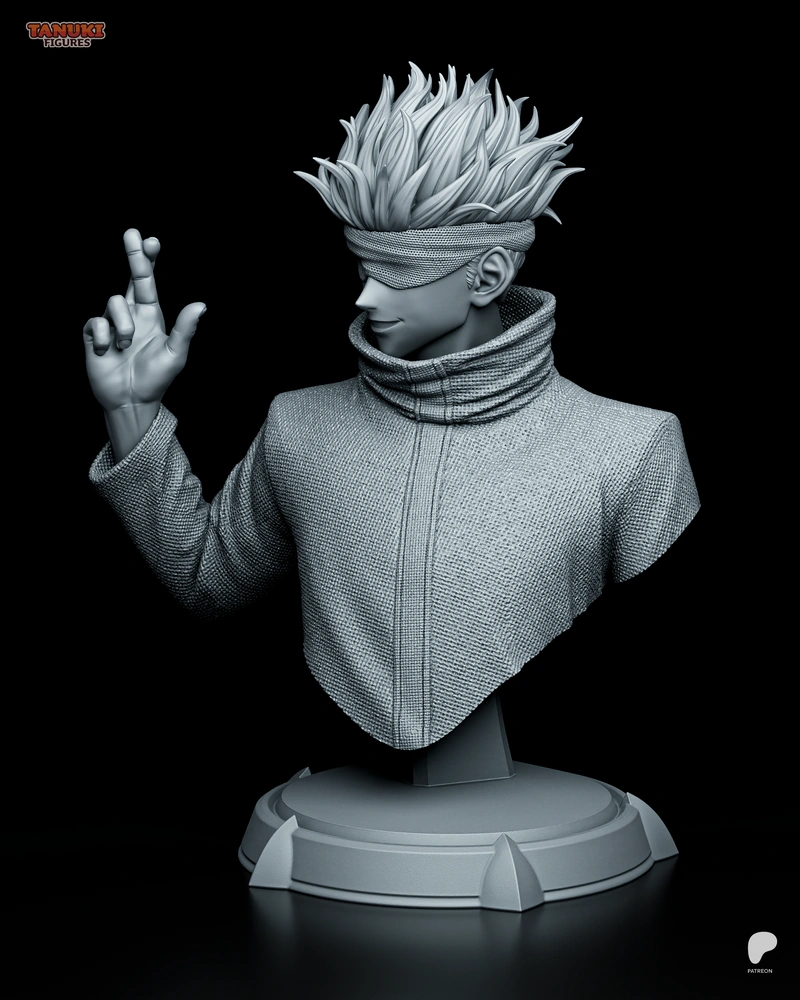 Gojo Bust — Jujutsu Kaisen 3D model