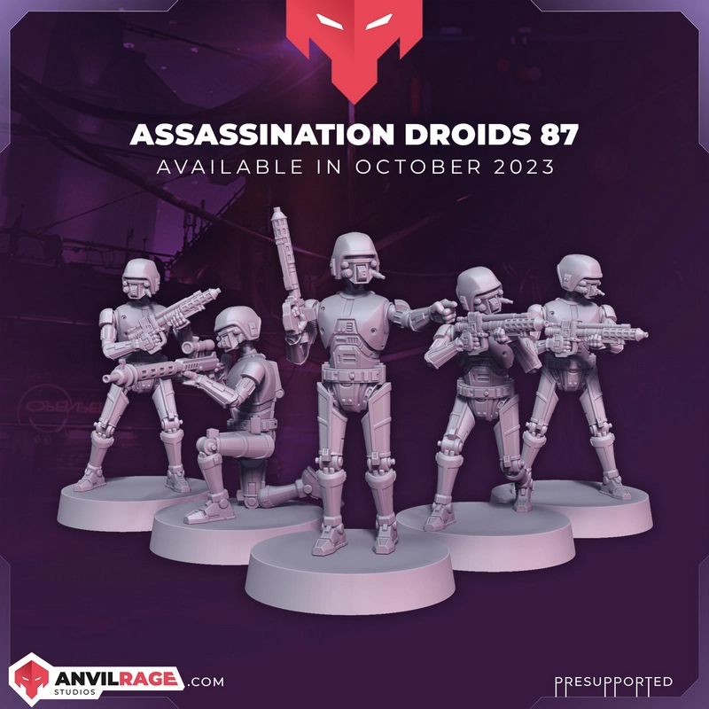 HK-87 Assassination Droids — Star Wars 3D model