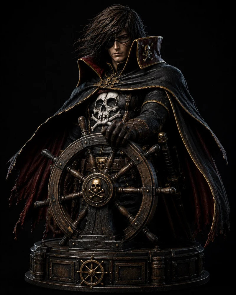 Captain Harlock — Space Pirate Captain Harlock 3D model