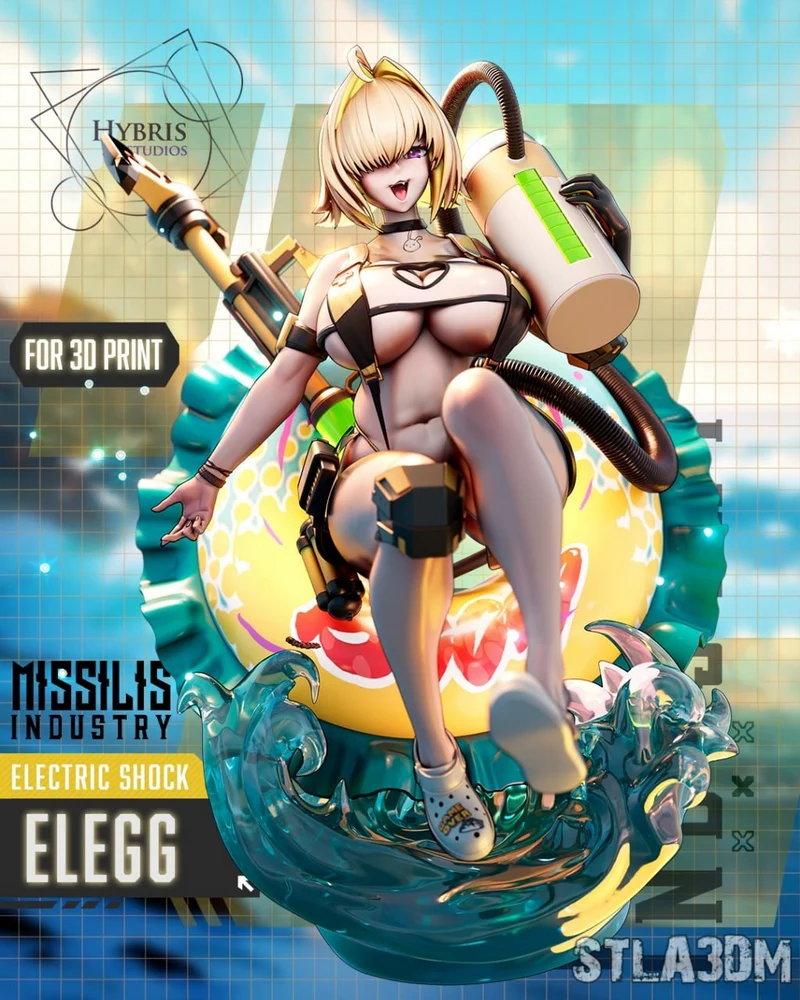 Elegg — Goddess of Victory: Nikke 3D model