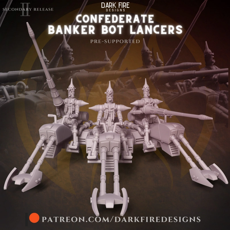 IG-Series Lancer Droid Mounted — Star Wars 3D model