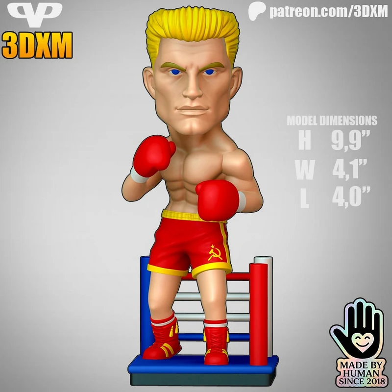 Ivan Drago — Rocky 3D model
