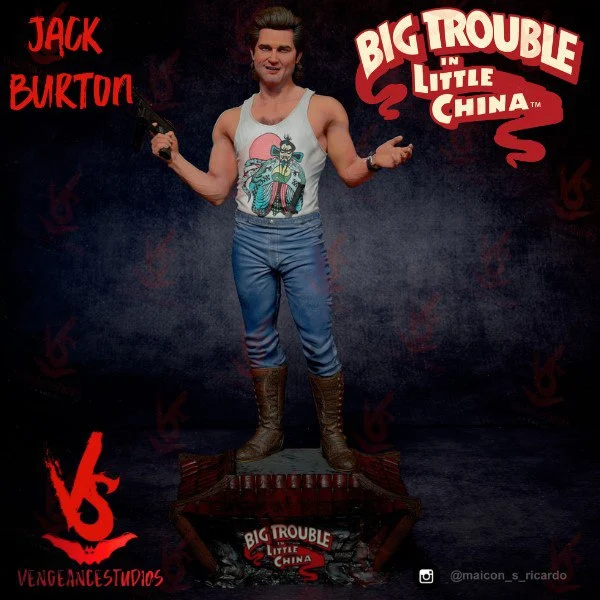 Jack Burton — Big Trouble in Little China 3D model