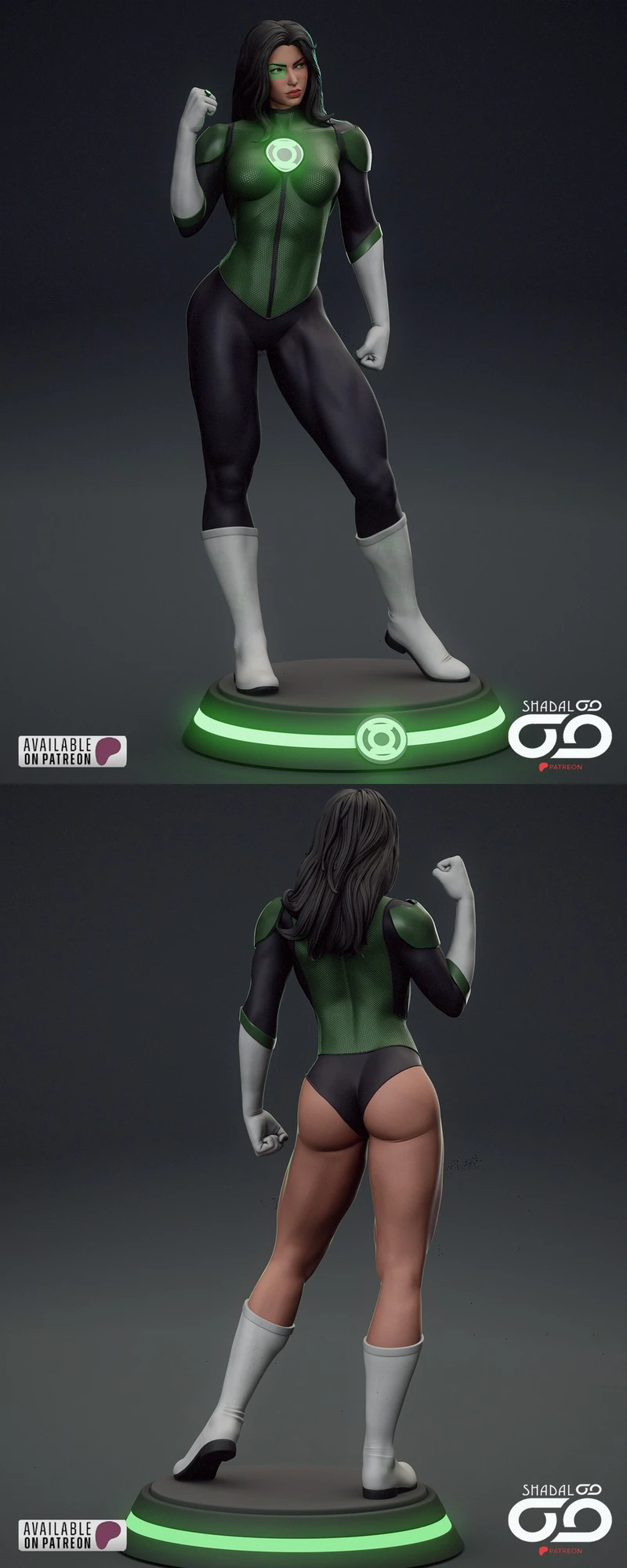 Jessica Cruz — DC Comics 3D model