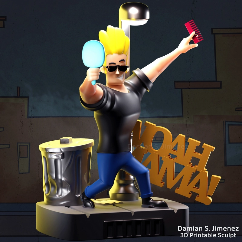 Johnny Bravo — Johnny Bravo 3D model