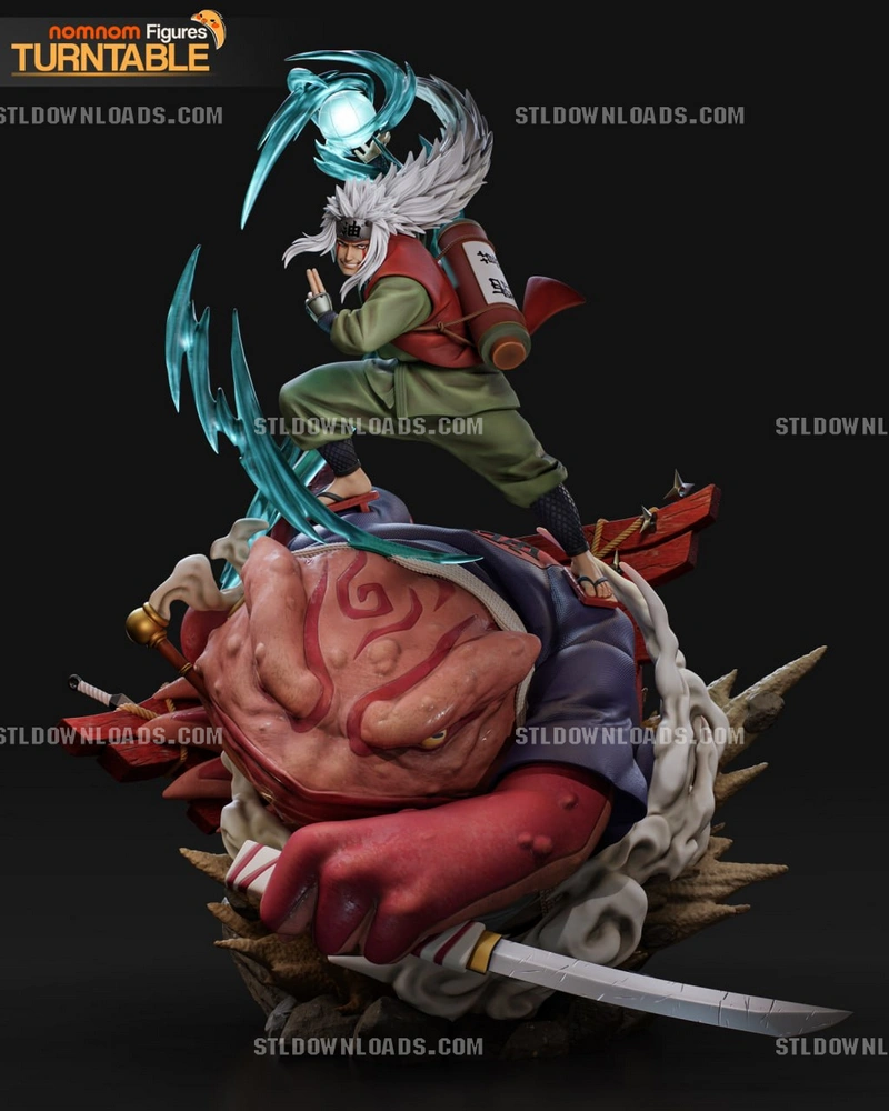 Jiraiya — Naruto 3D model