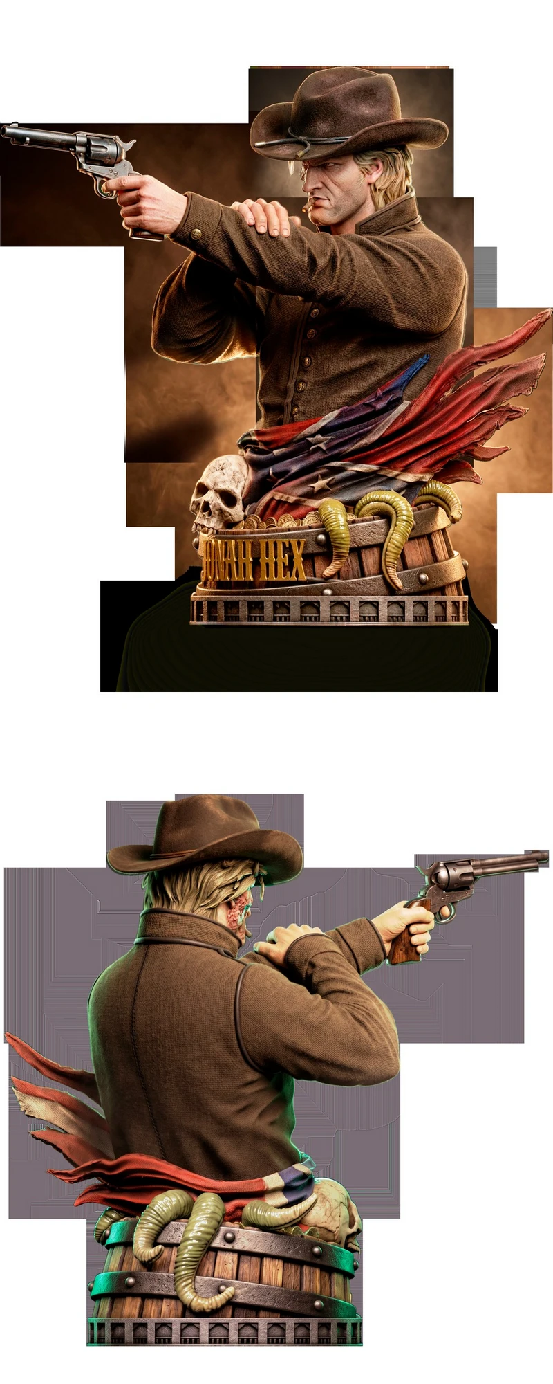 Jonah Hex Bust — DC Comics 3D model