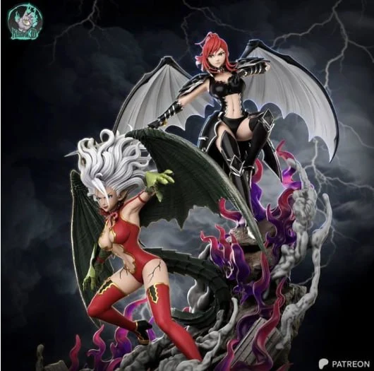 Erza Scarlet and Mirajane Strauss — Fairy Tail 3D model