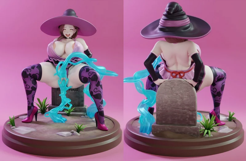 Naughty Witch 3D model