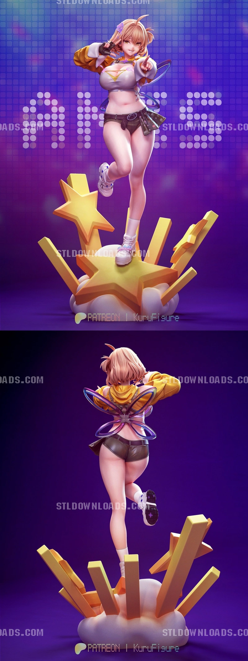Anis Star — Goddess of Victory: Nikke 3D model