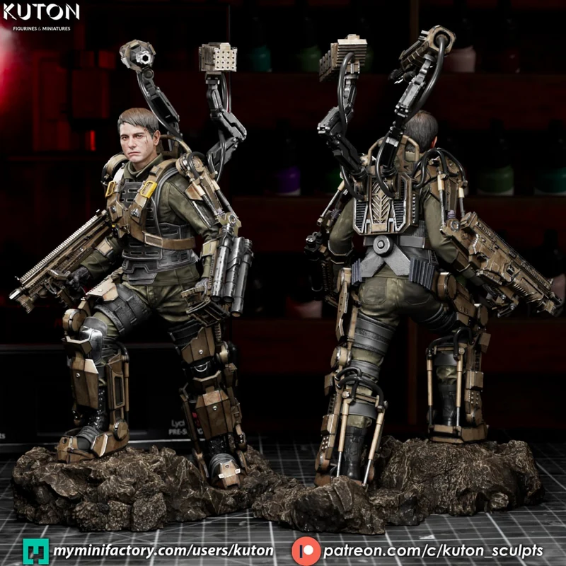 William Cage — Edge of Tomorrow 3D model