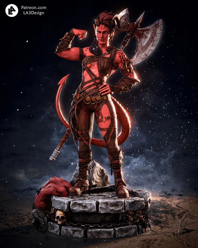 Karlach — Baldur's Gate 3 3D model