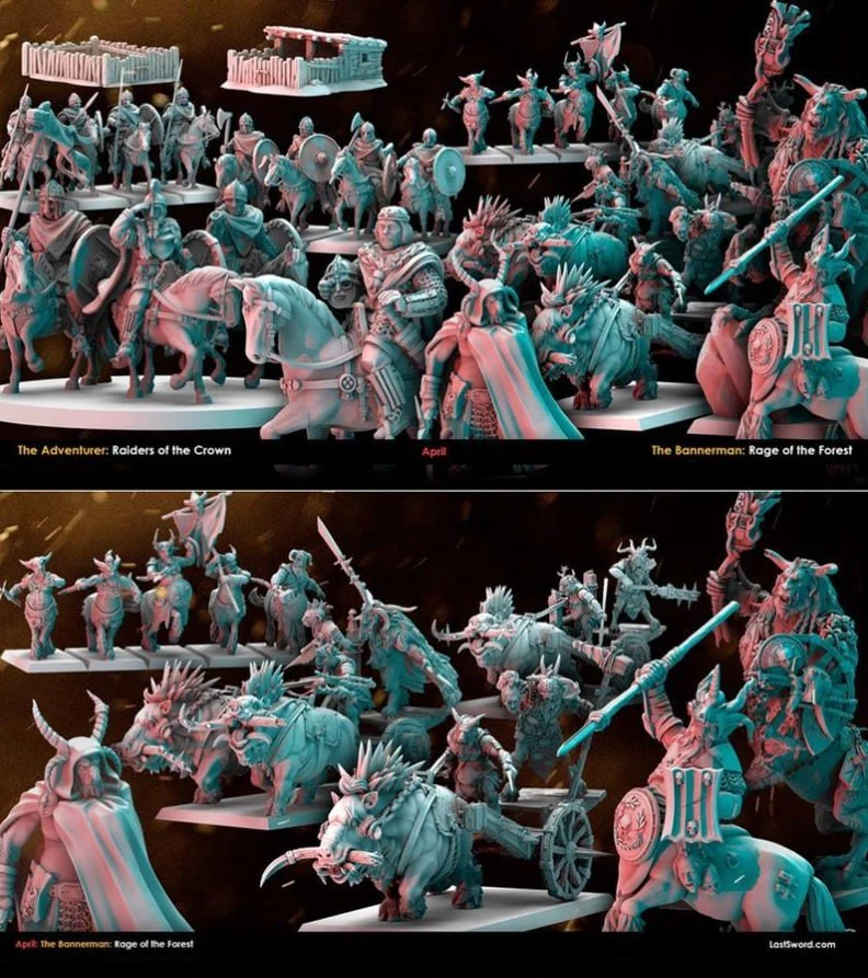 Last Sword Miniatures April 2026 — Original Fantasy 3D model