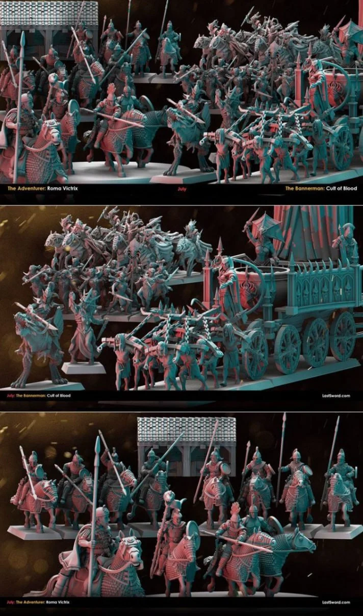 Last Sword Miniatures July 2026 — Original Fantasy 3D model