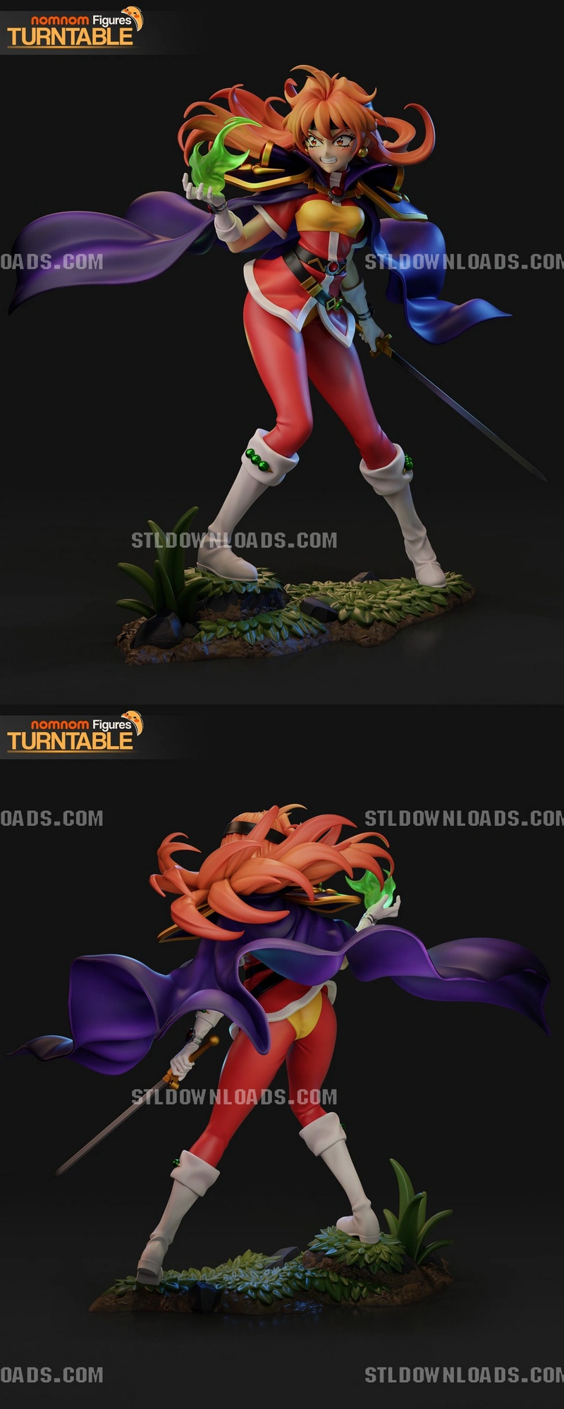 Lina Inverse — Slayers 3D model