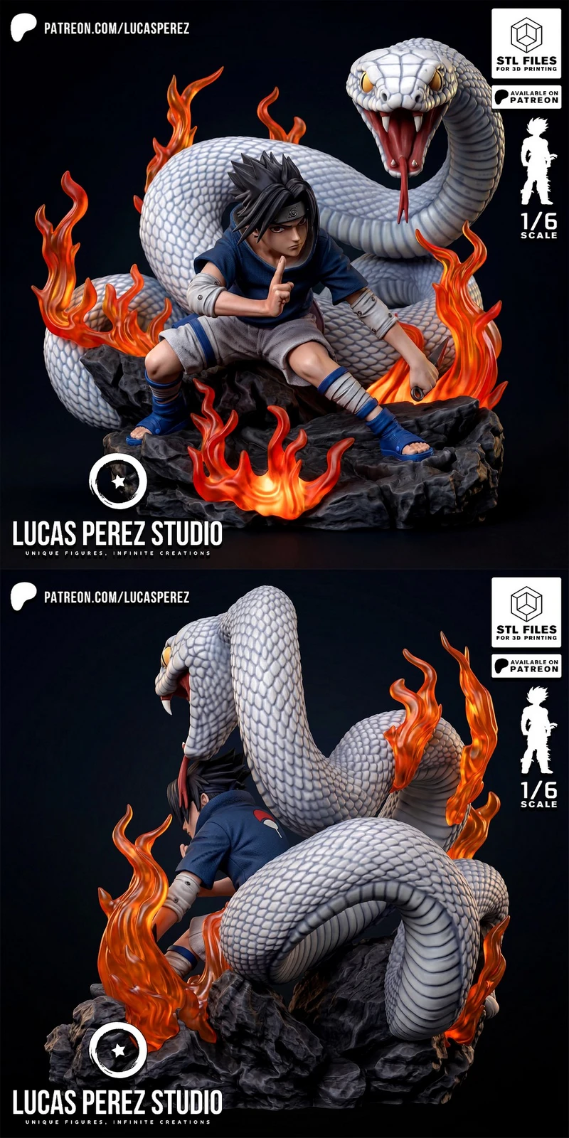 Sasuke Uchiha — Naruto 3D model