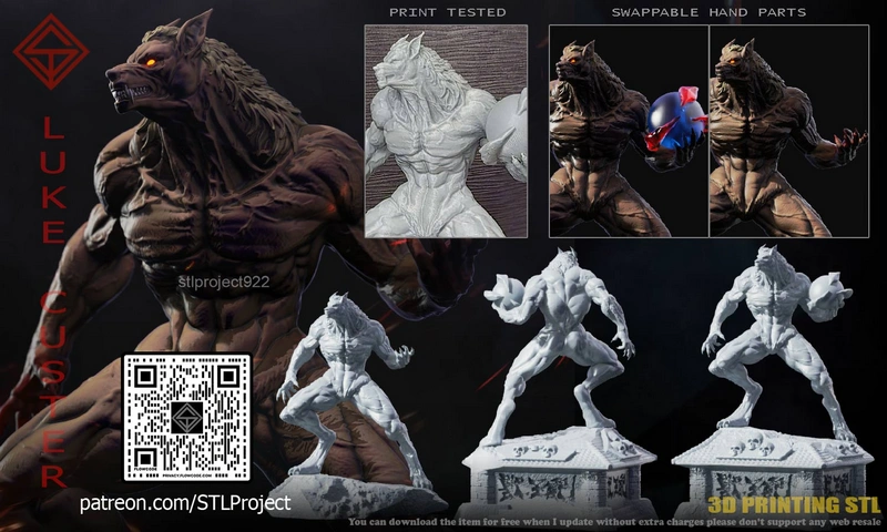 Luke Custer — Original Character 3D model