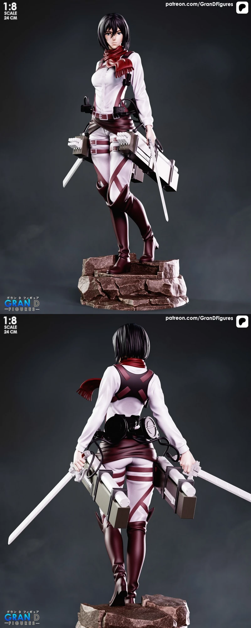 Mikasa Ackerman — Attack on Titan 3D model