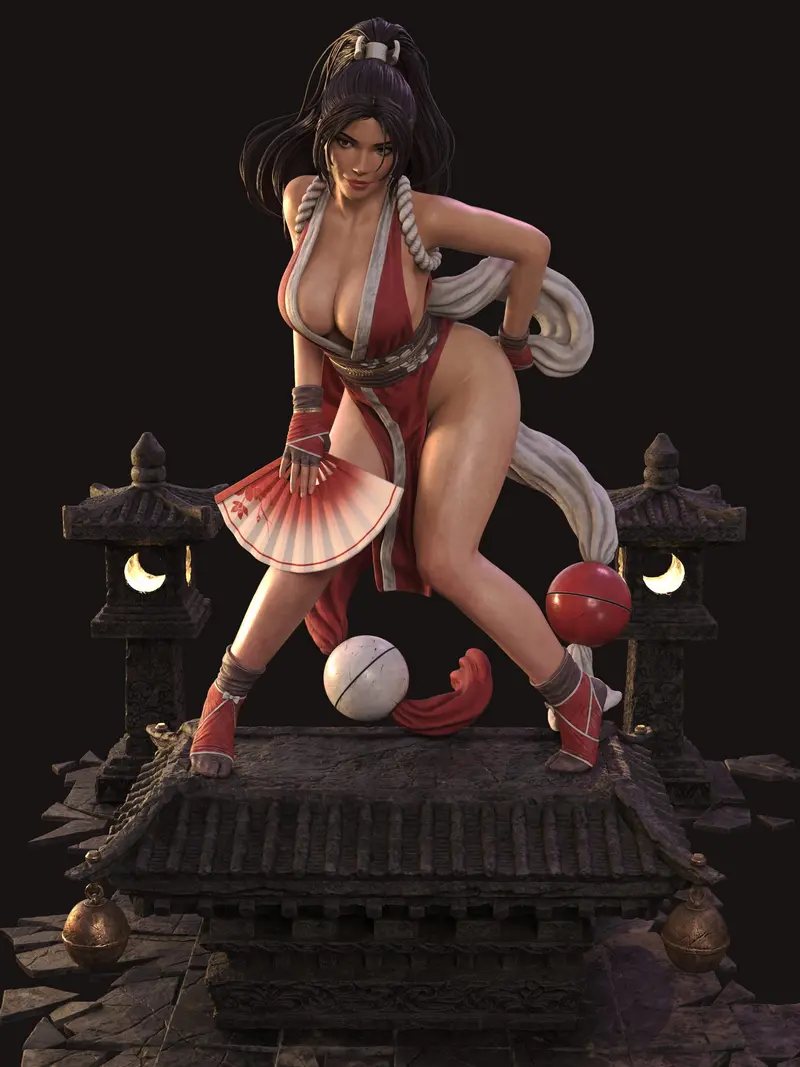 Mai Shiranui — Fatal Fury 3D model