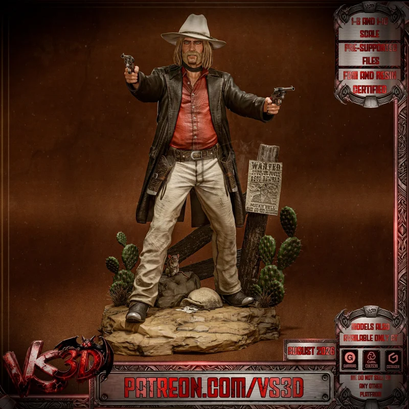 Micah Bell — Red Dead Redemption 2 3D model