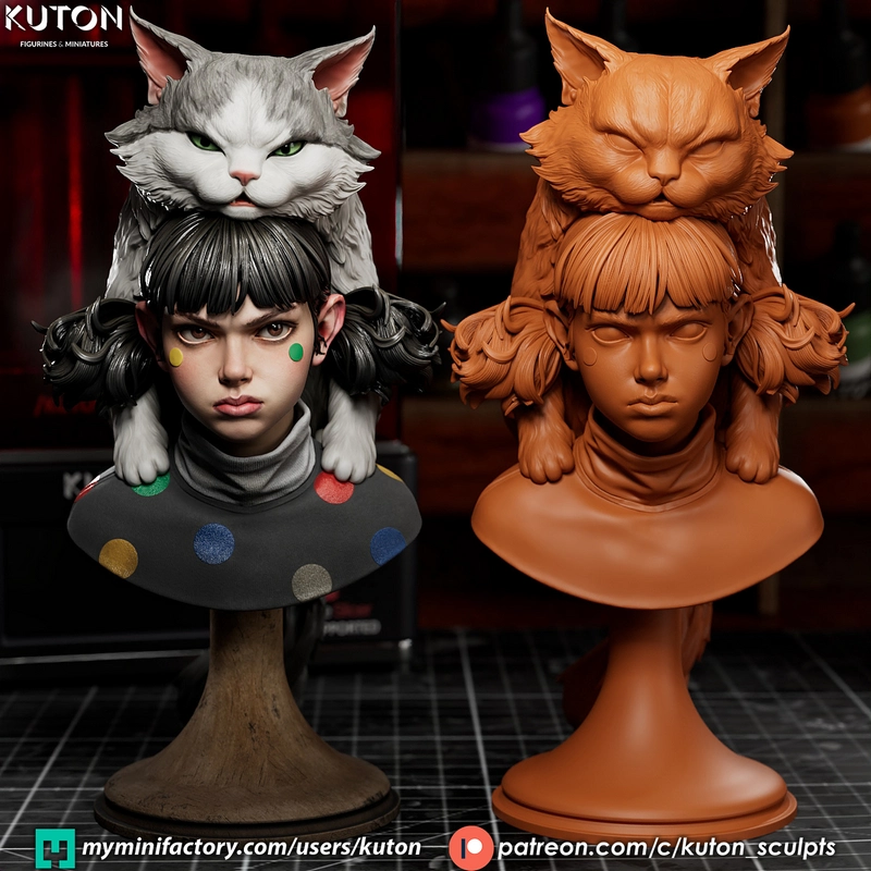 Moki & Wasabi — Original Characters 3D model