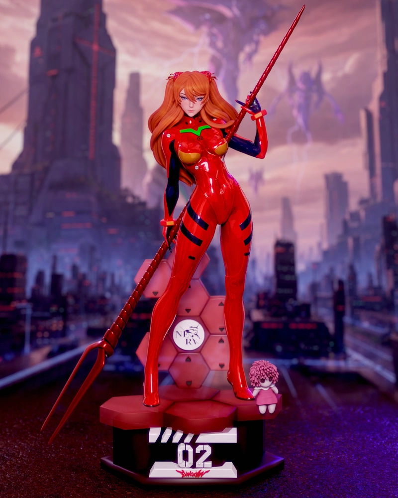 Asuka Langley — Neon Genesis Evangelion 3D model