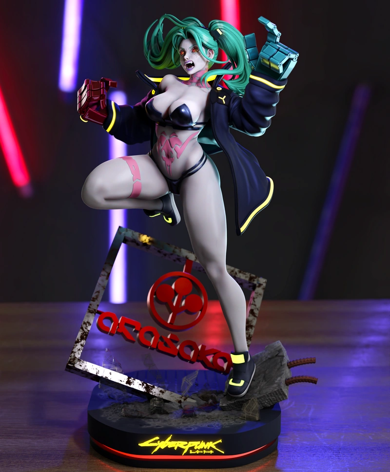 Rebecca — Cyberpunk: Edgerunners 3D model
