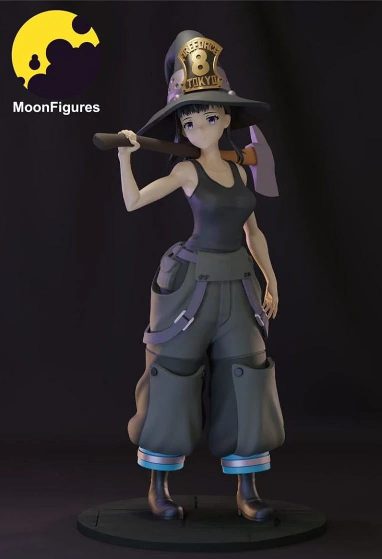 Maki Oze — Fire Force 3D model