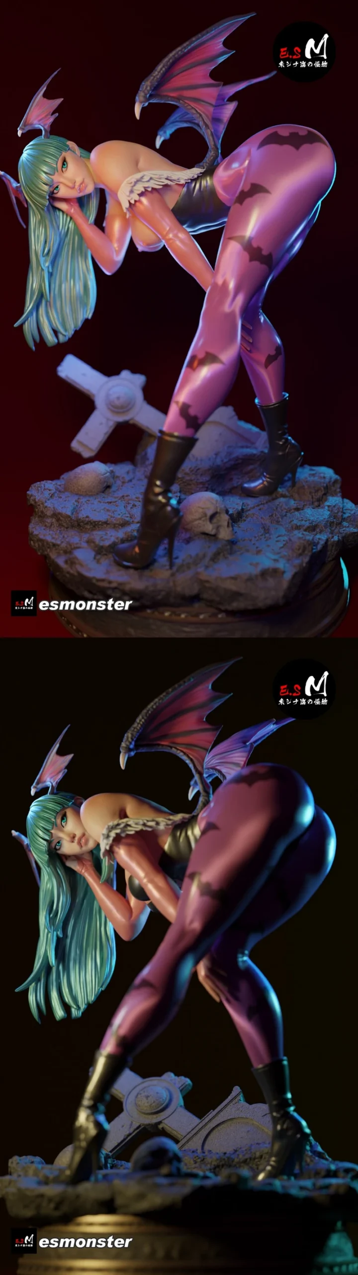 Morrigan — Darkstalkers 3D model