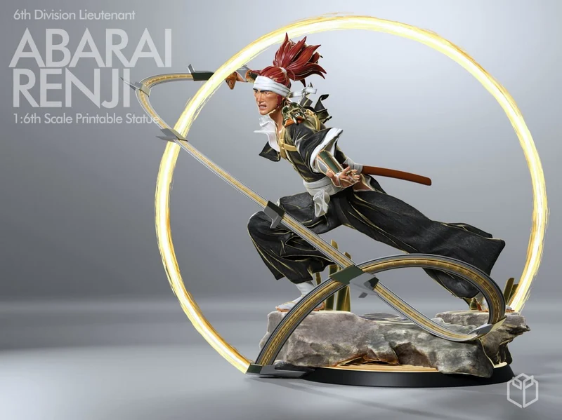 Renji Abarai — Bleach 3D model