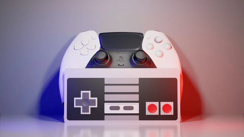 NES Controller Holder — Original Design 3D model