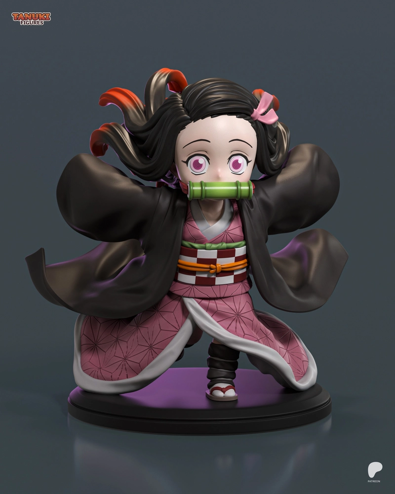 Nezuko Chibi — Demon Slayer 3D model