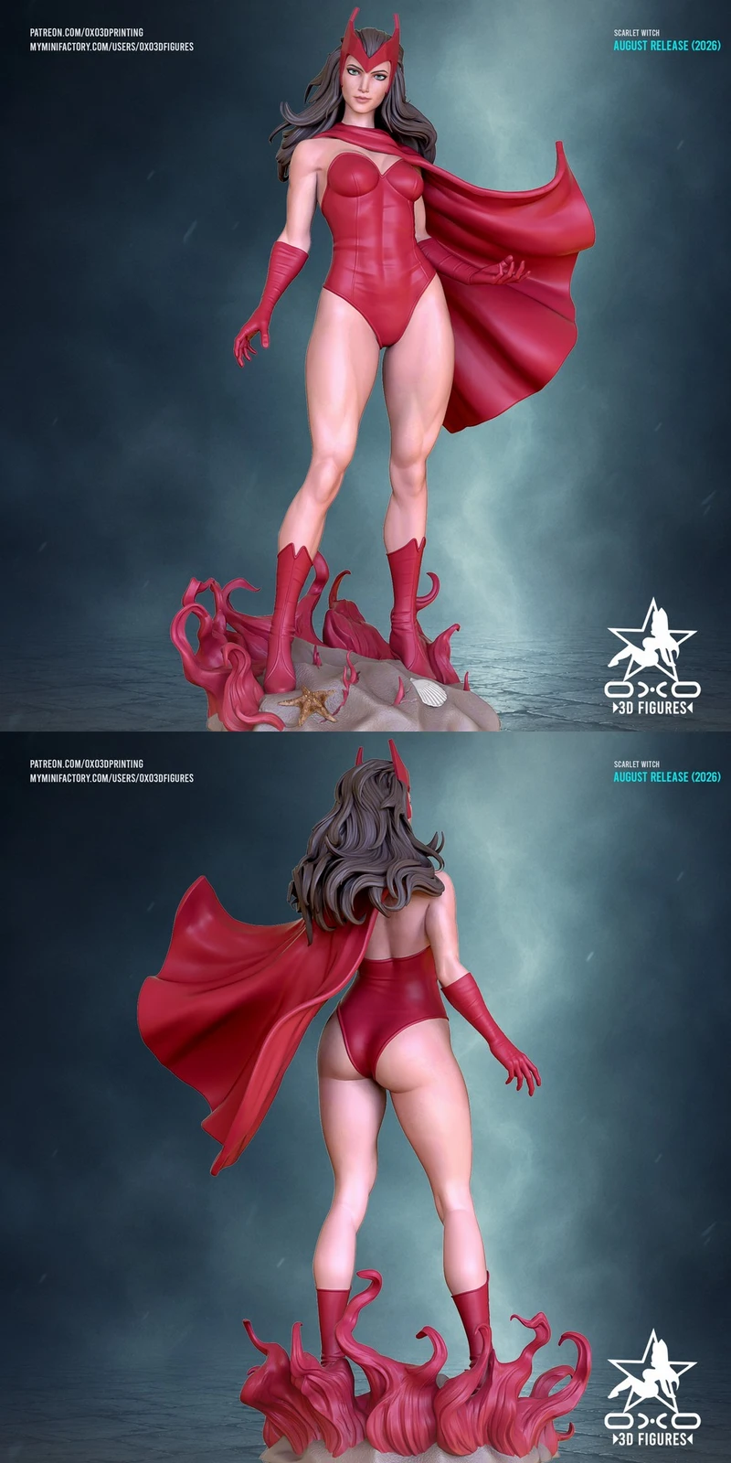 Scarlet Witch — Marvel 3D model