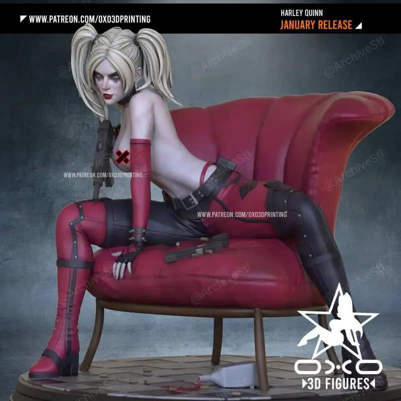 Harley Quinn — DC Comics 3D model