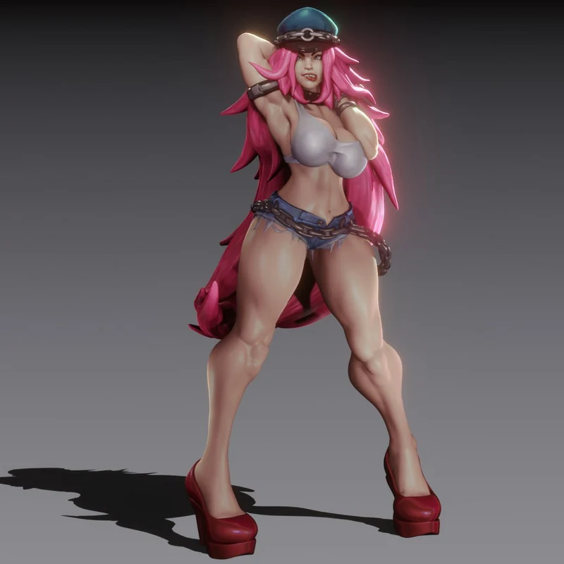 Poison — Street Fighter 3D model