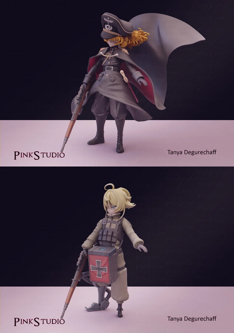 Tanya von Degurechaff — Saga of Tanya the Evil 3D model