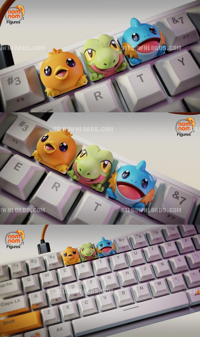 Hoenn Starters — Pokémon 3D model