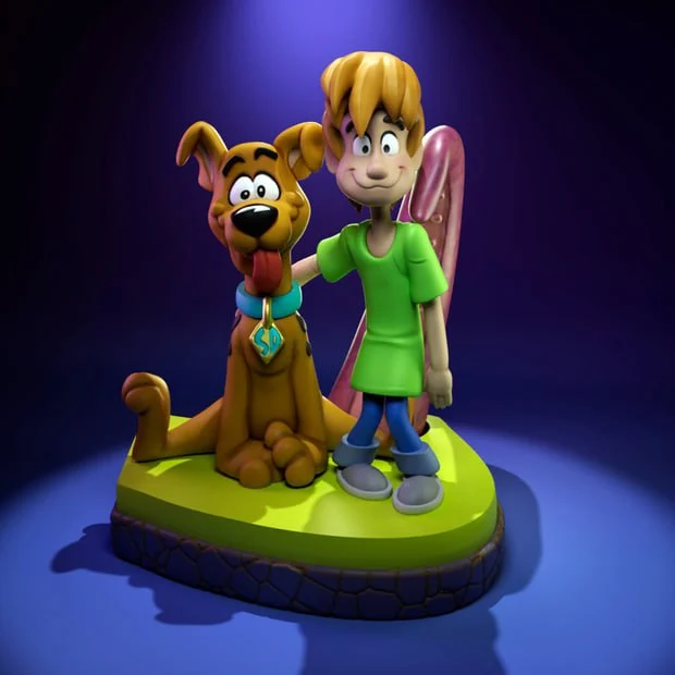 Scooby and Shaggy — Scooby-Doo 3D model