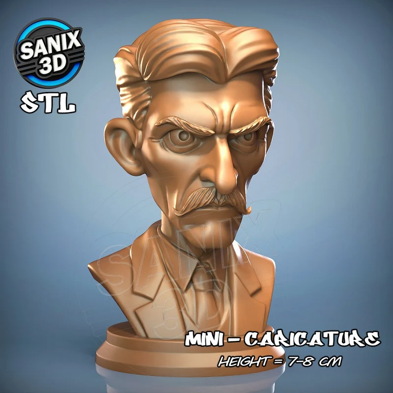Nikola Tesla — Historical Figure 3D model