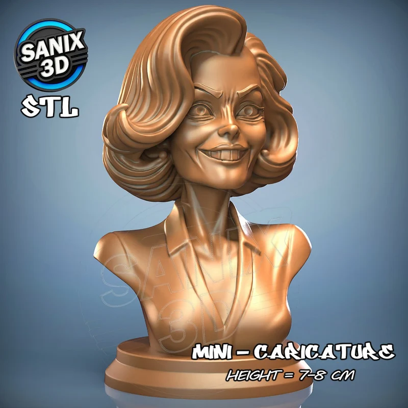 Sigourney Weaver — Celebrity 3D model