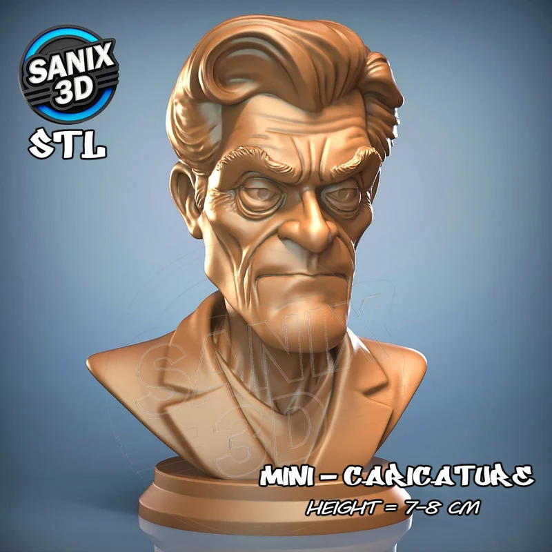 Willem Dafoe — Celebrity 3D model