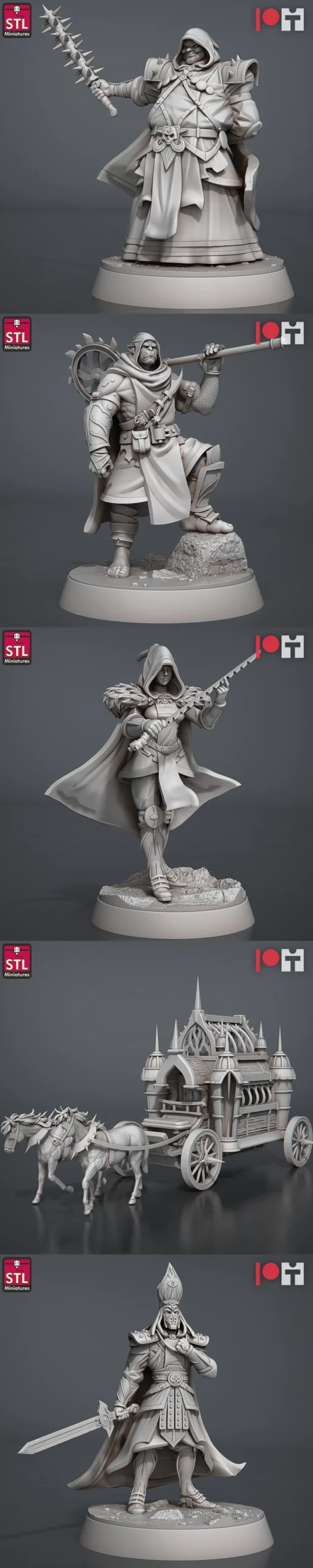 Inquisitors Set — Fantasy 3D model