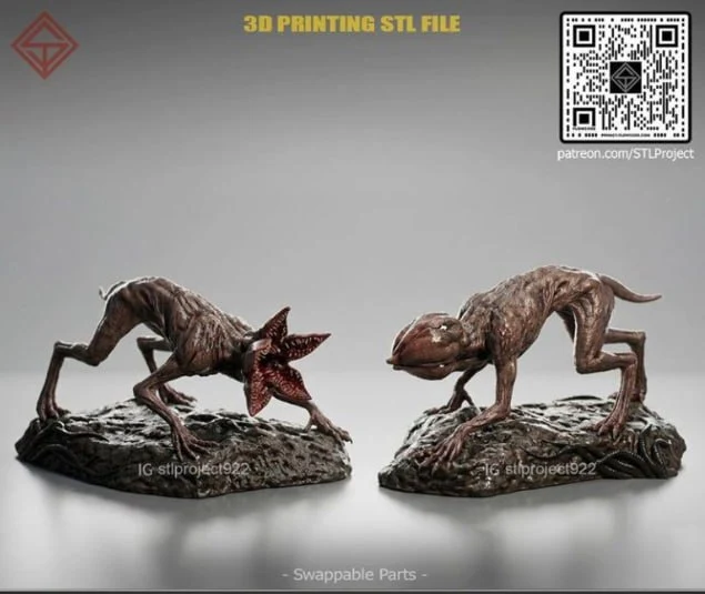 Demo Dog — Stranger Things 3D model