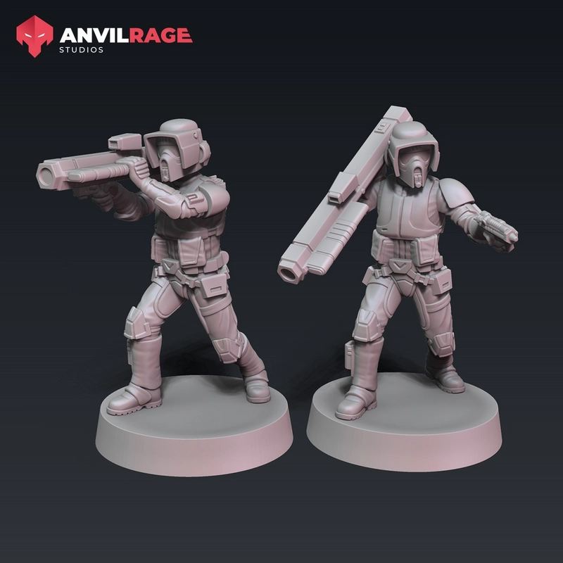 Scout Trooper Remnant Heavy — Star Wars 3D model