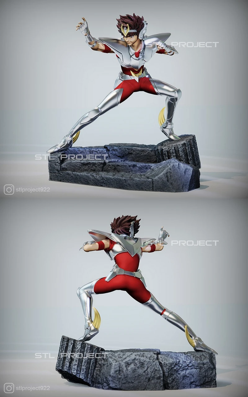 Seiya de Pegasus — Saint Seiya 3D model