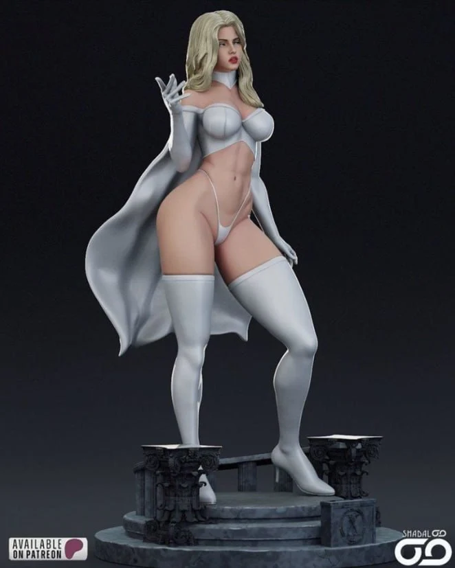 Emma Frost — Marvel 3D model